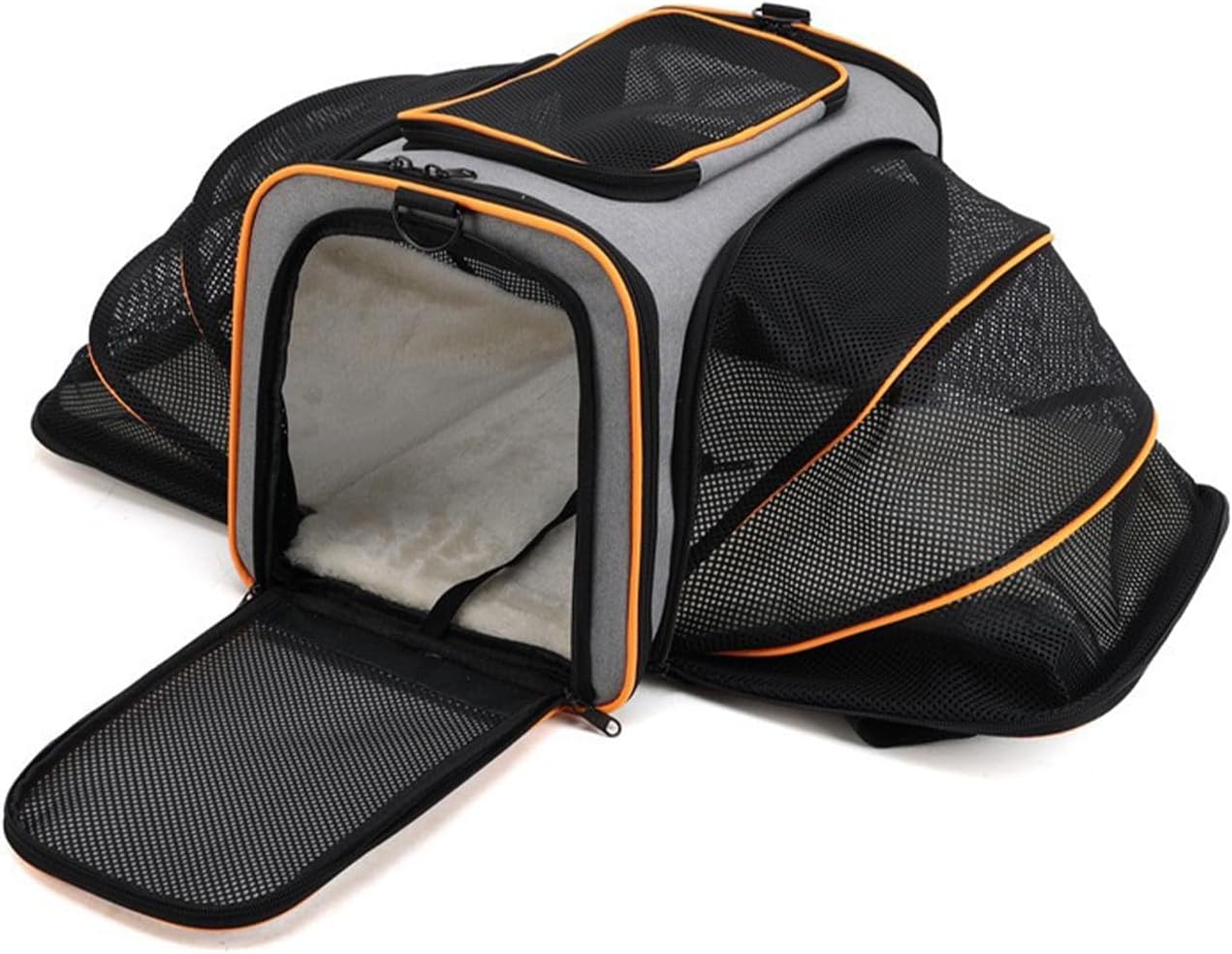 Sac transport chat - Extensible 3-en-1 avec zones d’aération filet