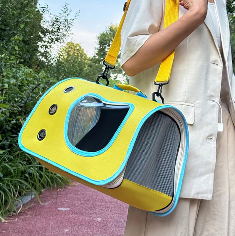 Sac transport chat - Coque rigide aérée avec hublot