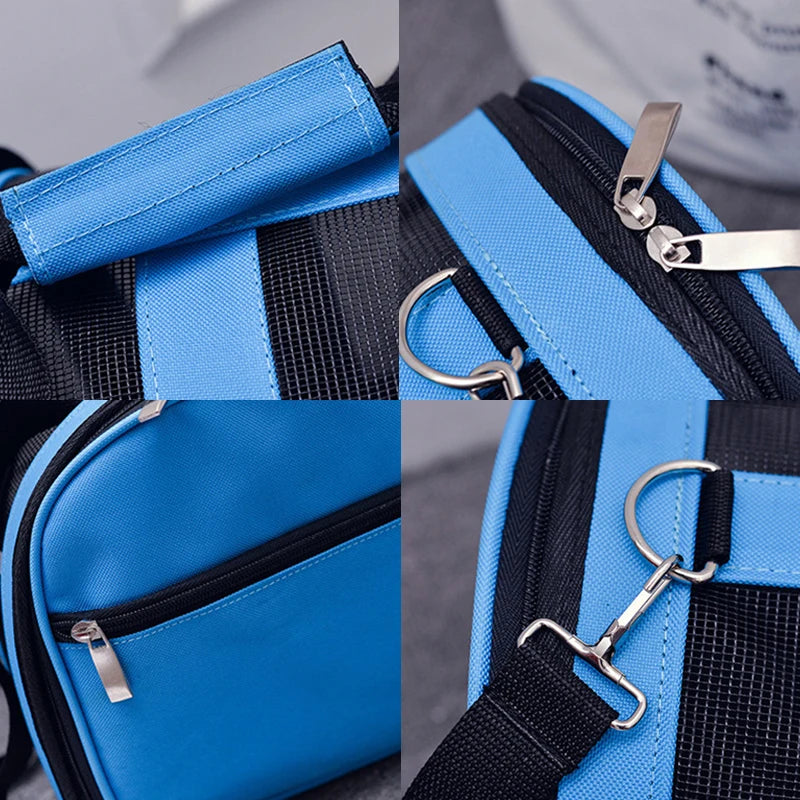 Sac transport chat - Design souple avec filet respirant