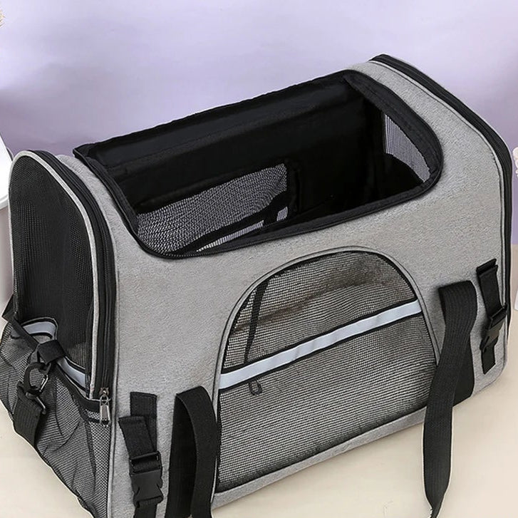 Sac transport chat - Souple avec ouverture frontale