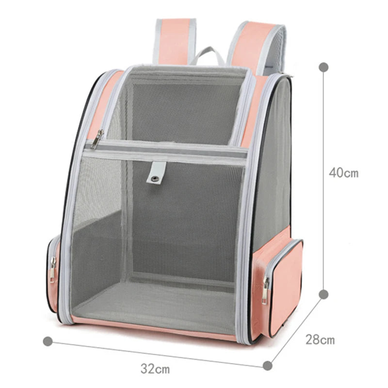 Sac à dos transport chat - Filet intégral ultra respirant