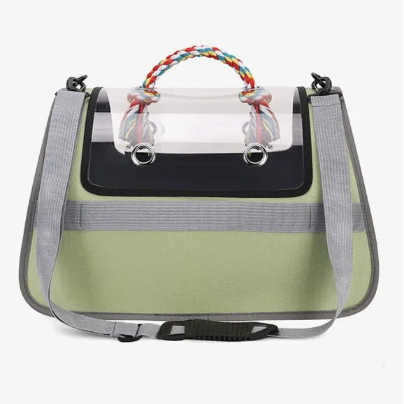 Sac transport chat - Panoramique transparent rigide