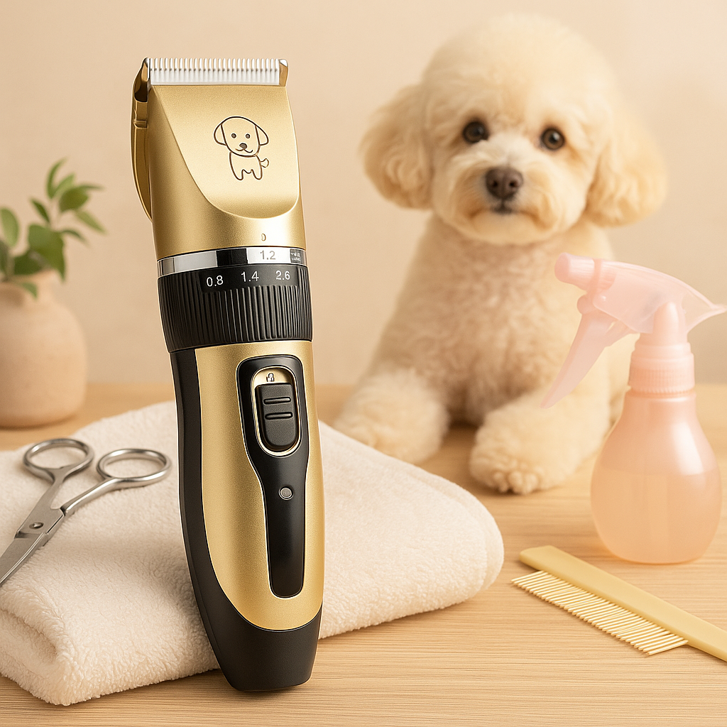 Tondeuse Chien Poil Long – Lames Puissantes et Silencieuses