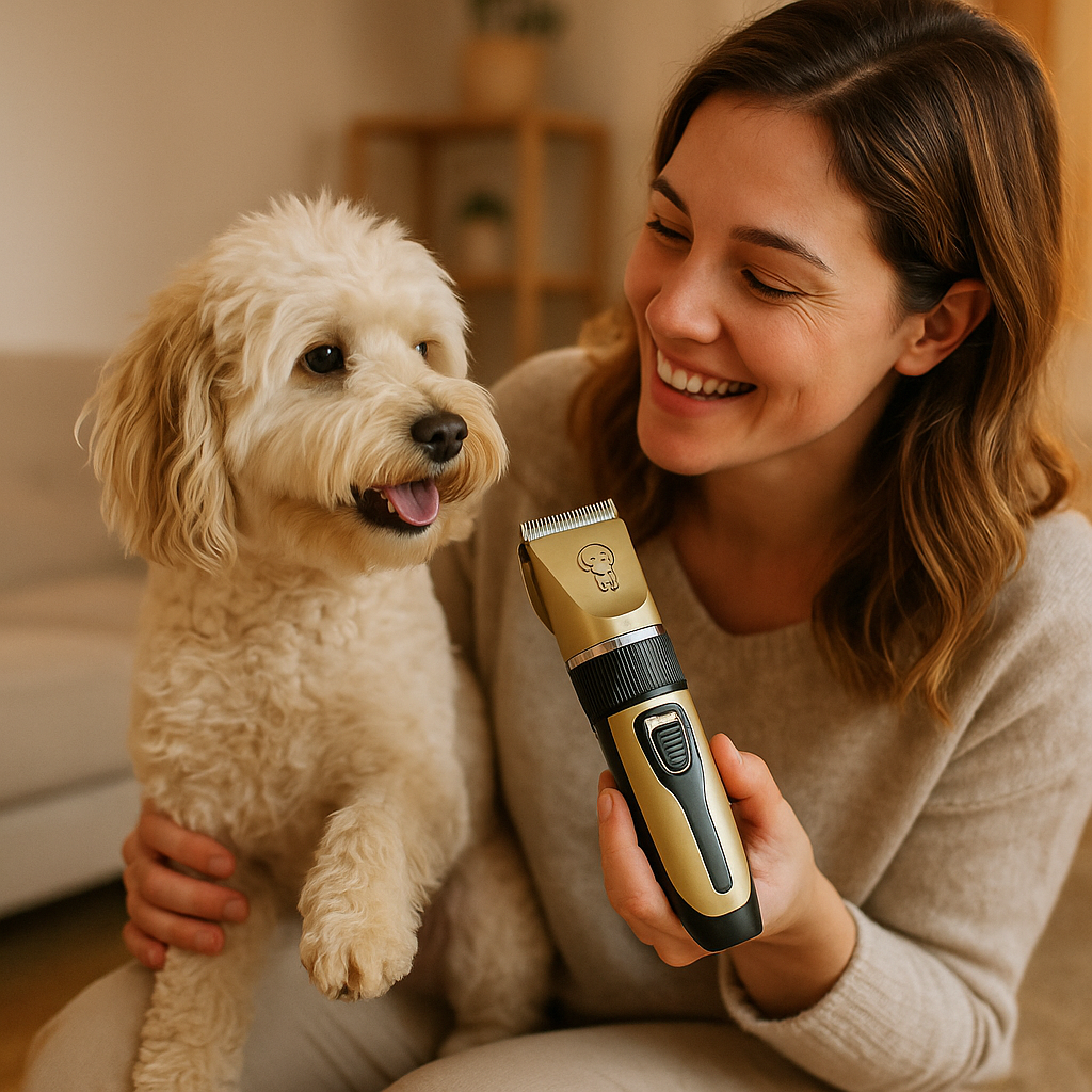 Tondeuse Chien Poil Long – Lames Puissantes et Silencieuses