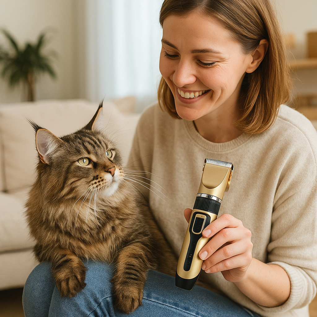 Tondeuse Sans Fil pour Chat – Coupe Douce et Précise