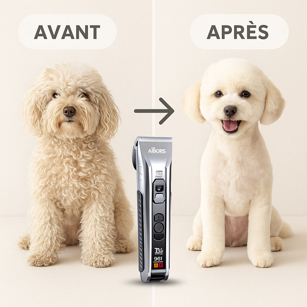Tondeuse Chien Poil Long Pro – Idéale pour Golden Retriever, Colley…