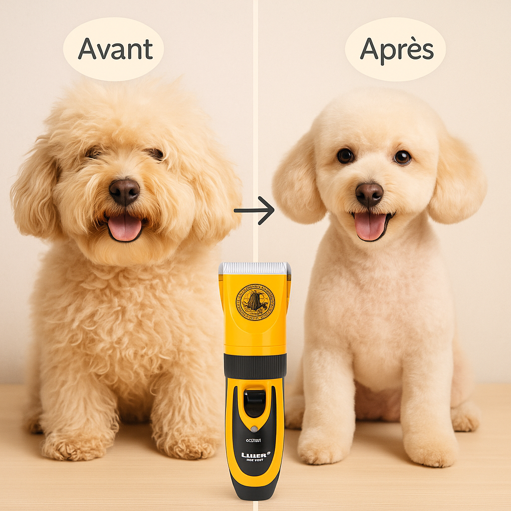 Tondeuse Chien Rechargeable – Batterie Longue Autonomie