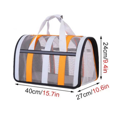 Sac transport chat - Design souple avec filet respirant