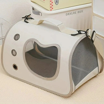 Sac transport chat - Coque rigide aérée avec hublot