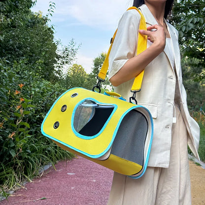 Sac transport chat - Coque rigide aérée avec hublot