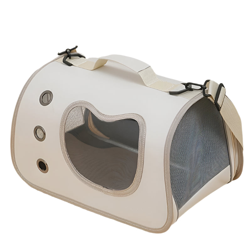 Sac transport chat - Coque rigide aérée avec hublot