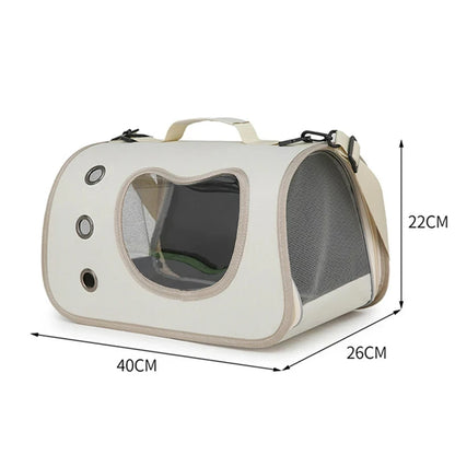 Sac transport chat - Coque rigide aérée avec hublot